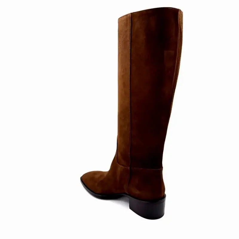 Botas Ivoire S2884 F514 de ante marrón - %shop-name% - %price%
