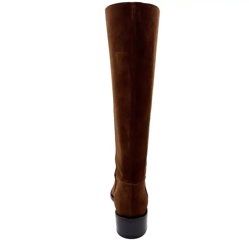 Stivali Ivoire S2884 F514 in pelle scamosciata marrone - %shop-name% - %price%