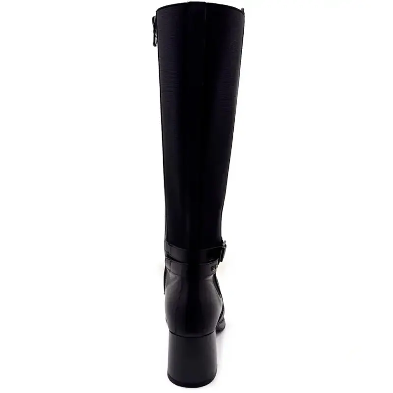 Botas Nero Giardini 17695 em couro preto - %shop-name%