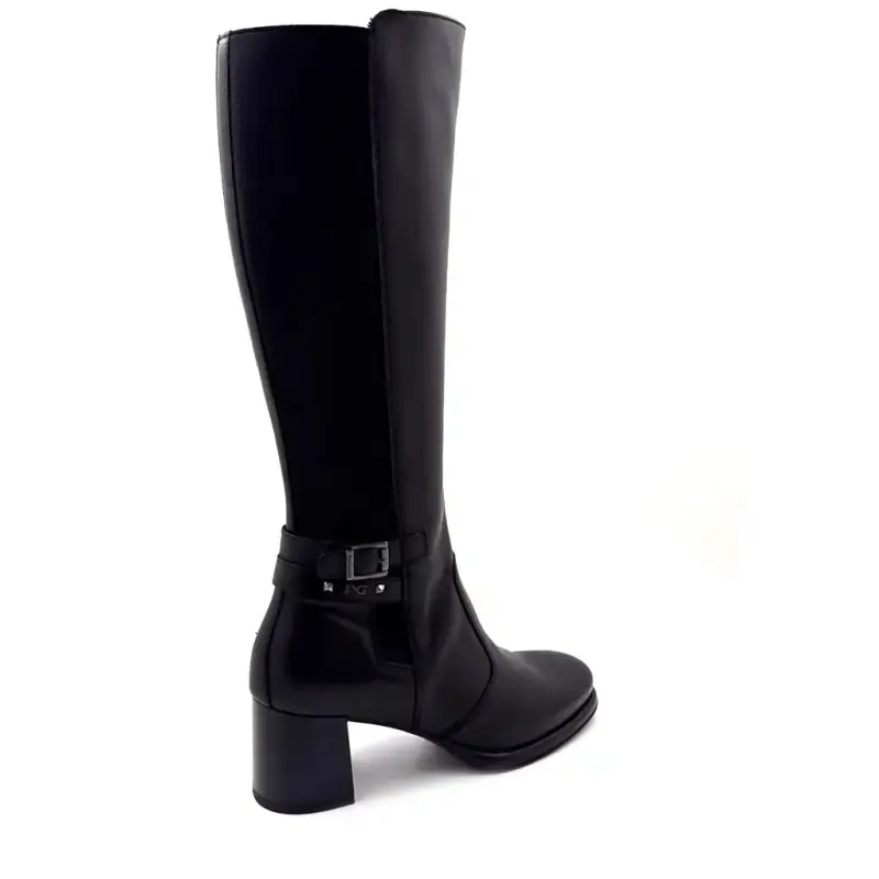 Bottes Nero Giardini 17695 Cuir Noir - %shop-name%