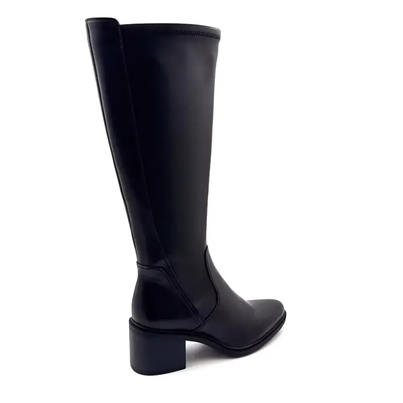 Regarde le Ciel Elettra-04 μαύρες δερμάτινες μπότες - %shop-name%