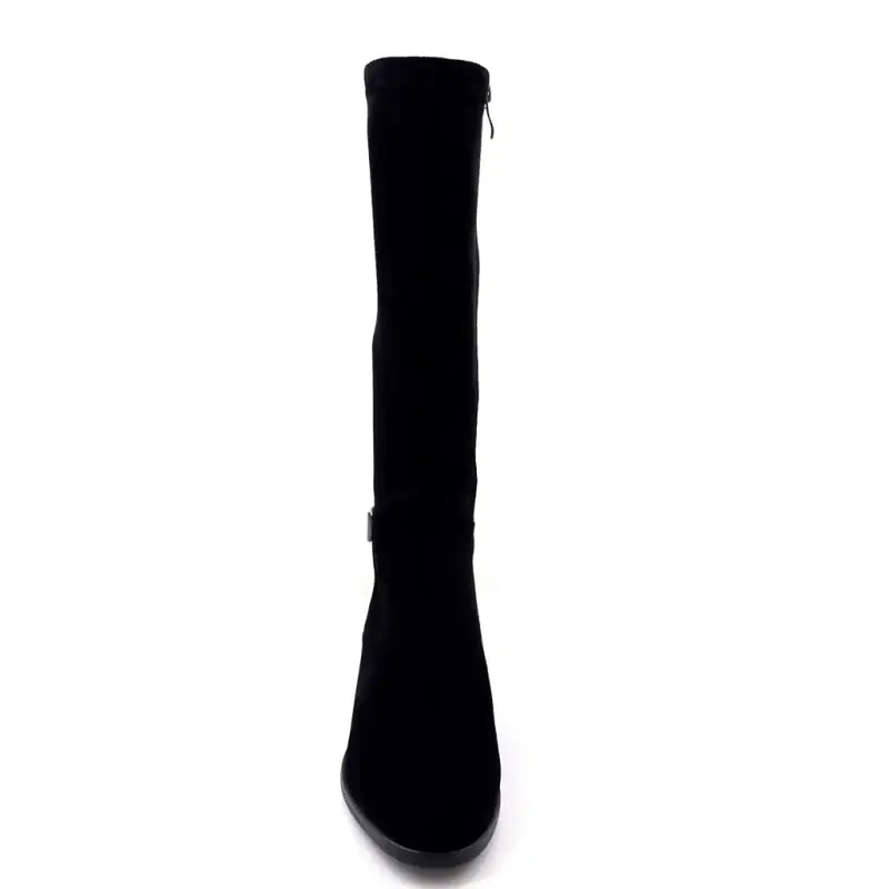Bottes Ivoire Sarlaw2615 en daim noir - %shop-name% - %price%