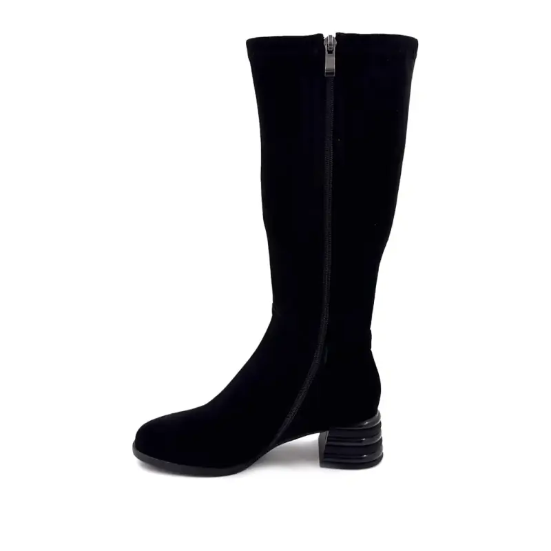 Bottes Ivoire Sarlaw2615 en daim noir - %shop-name% - %price%