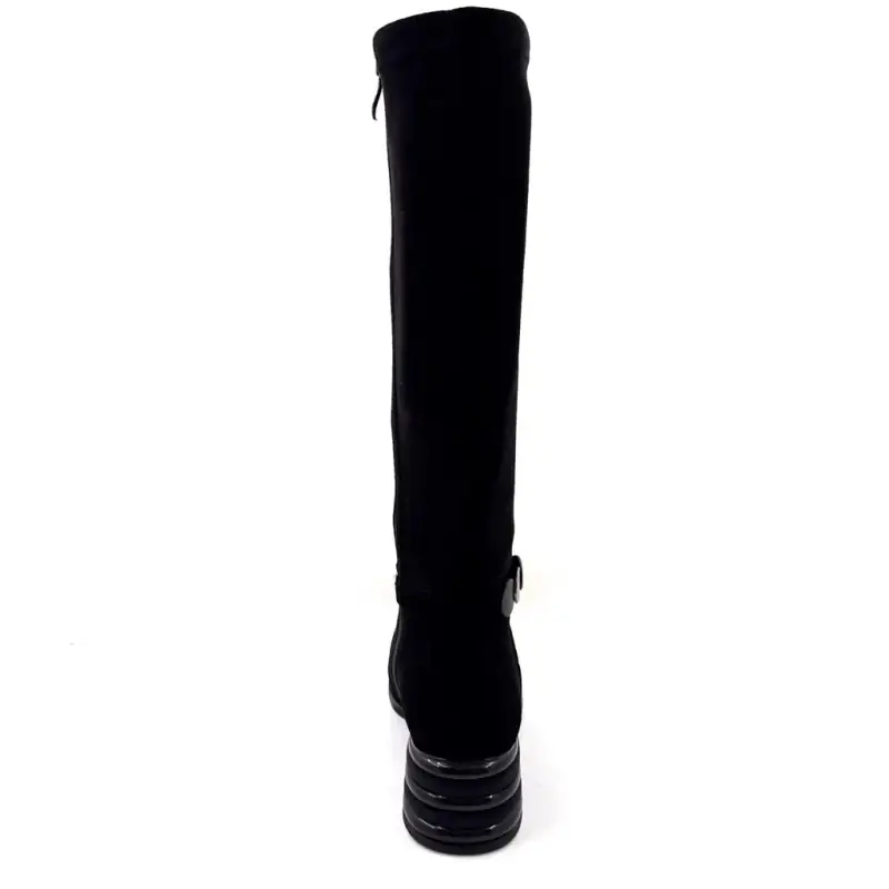 Ivoire Sarlaw2615 stövlar i svart mocka - %shop-name% - %price%
