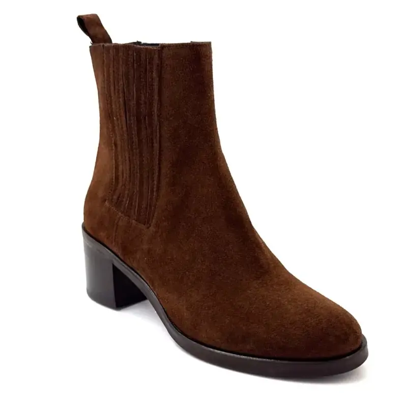 Ivoire Tw 713 Bruna Mocka Ankelstövlar - %shop-name% - %price%