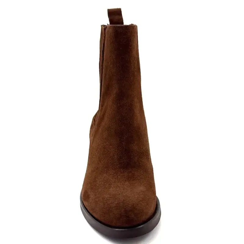 Ivoire Tw 713 Bruine Suède Enkellaarsjes - %shop-name% - %price%