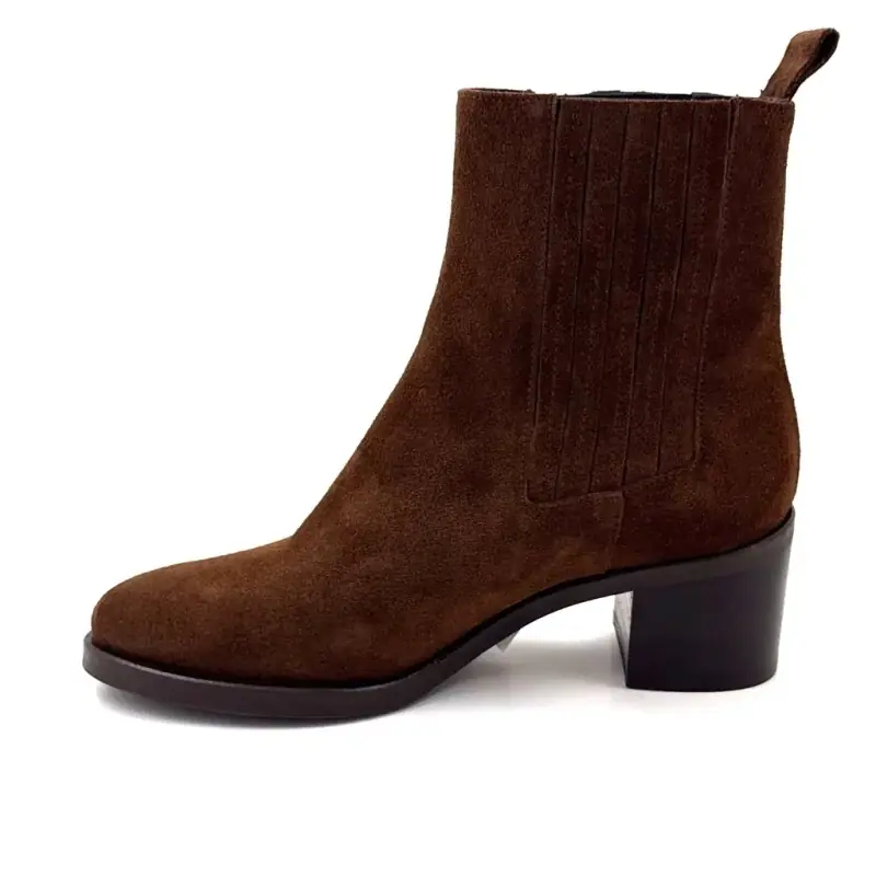 Ivoire Tw 713 Brown Suede Ankle Boots - %shop-name% - %price%