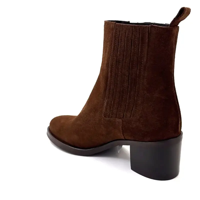Ivoire Tw 713 Brown Suede Ankle Boots - %shop-name% - %price%