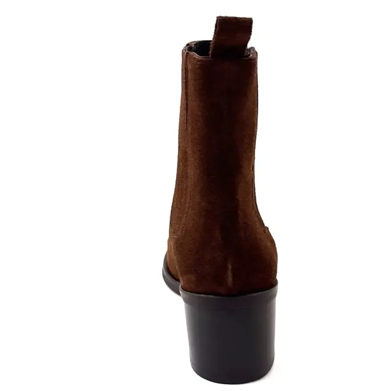 Ivoire Tw 713 Brown Suede Ankle Boots - %shop-name% - %price%