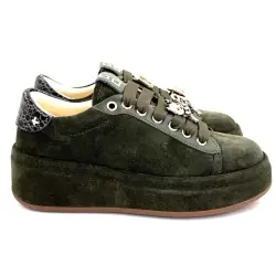 Gio+ Oliva 114 Grønn Semsket Sneaker %price%