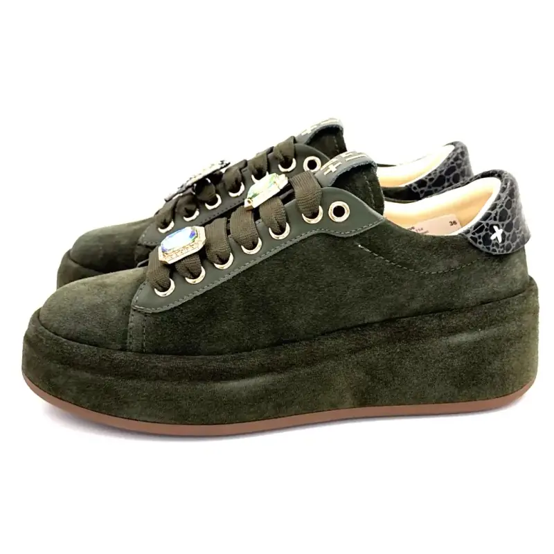 Gio+ Oliva 114 Khaki Mocka Sneaker - %shop-name% - %price%