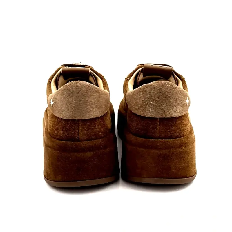 Gio+ Oliva 140 Sneakers in camoscio color cammello - %shop-name% %price%