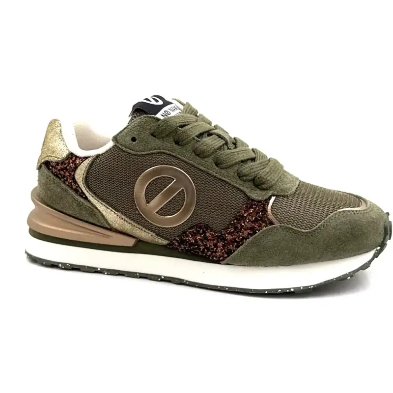 Basket No Name Tova Runner Daim & Glitter Kaki %shop-name%