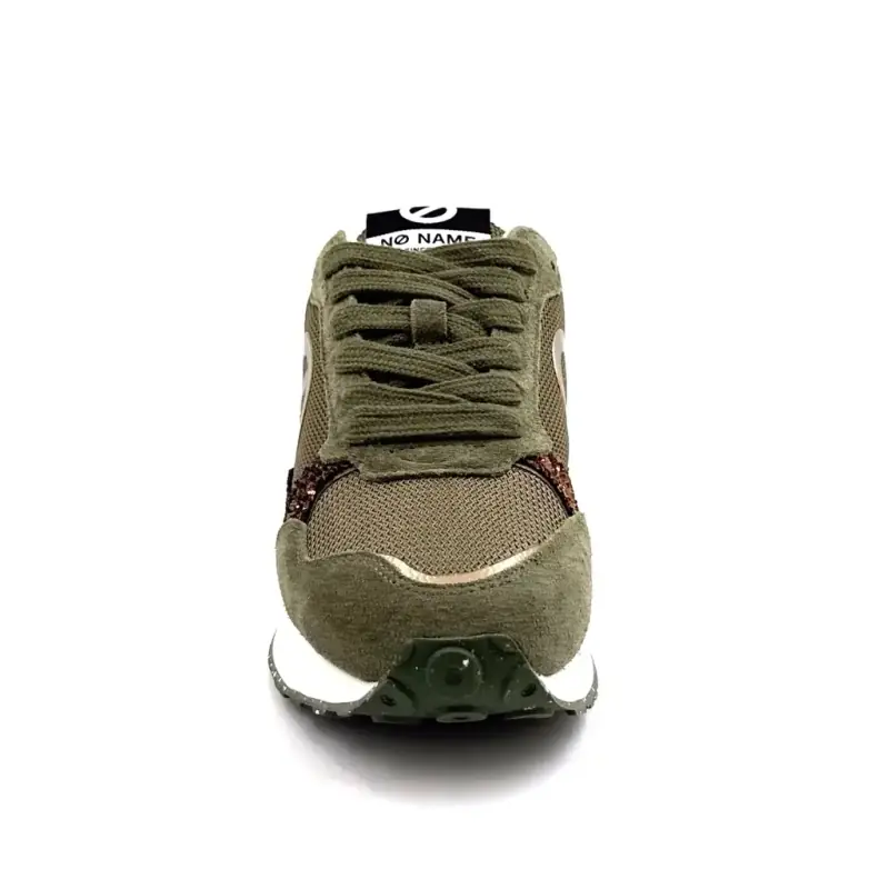 Basket No Name Tova Runner Daim & Glitter Kaki %shop-name%