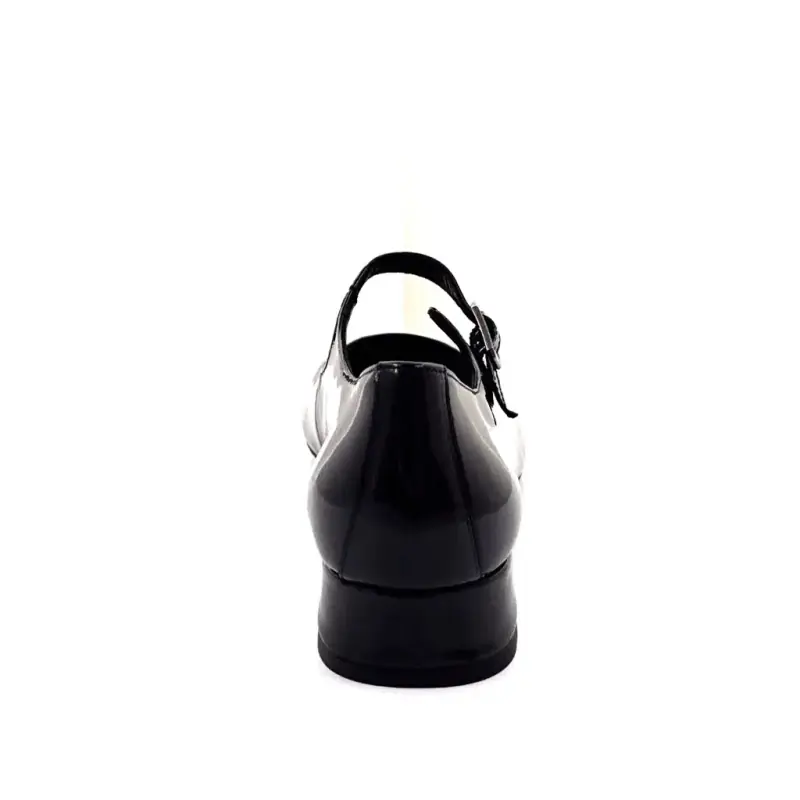 Reqins Sixtine Babyschuhe aus schwarzem Lackleder - %shop-name%