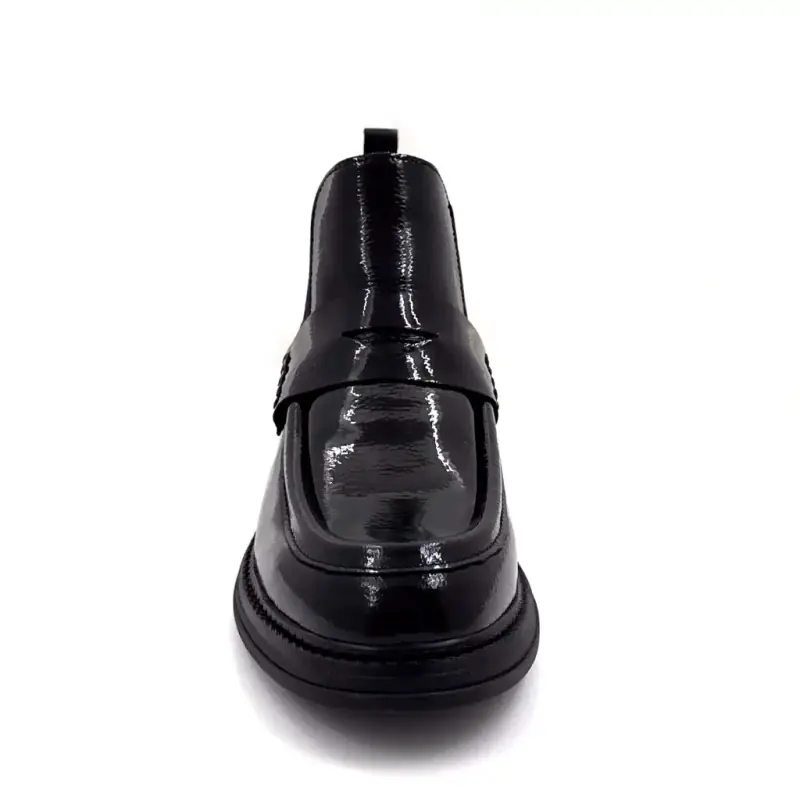 Μποτάκια Ivoire CV6403 Μαύρα λουστρίνι - %shop-name%