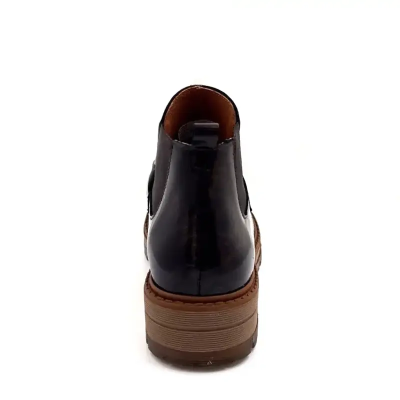 Bottillons Ivoire Cv5061 Cuir Vernis Marron - %price%