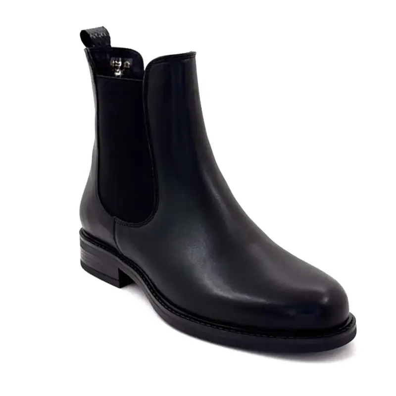Ivoire ankelstøvler CO 90087 Sort læder - %shop-name% - %price%