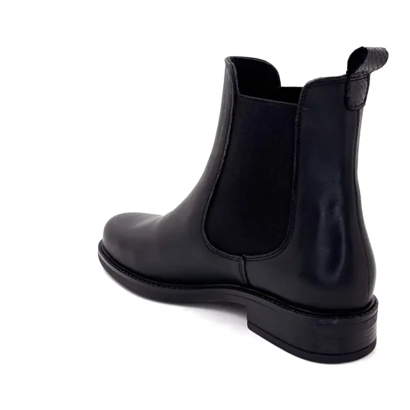 Bottines Ivoire CO 90087 Cuir Noir - %shop-name% - %price%