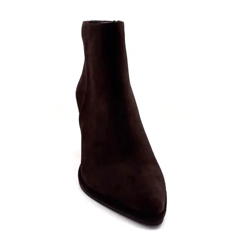 Eithel-02 Brune Ruskinds Cowboystøvler - %price%