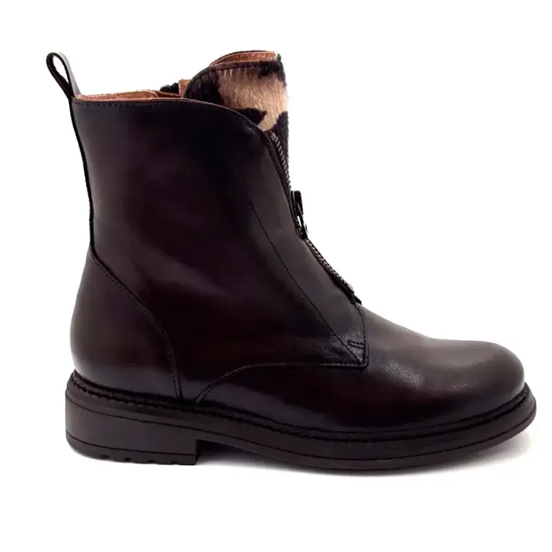 Bottines Ivoire Cv6405 Cuir Marron Poulain %price%