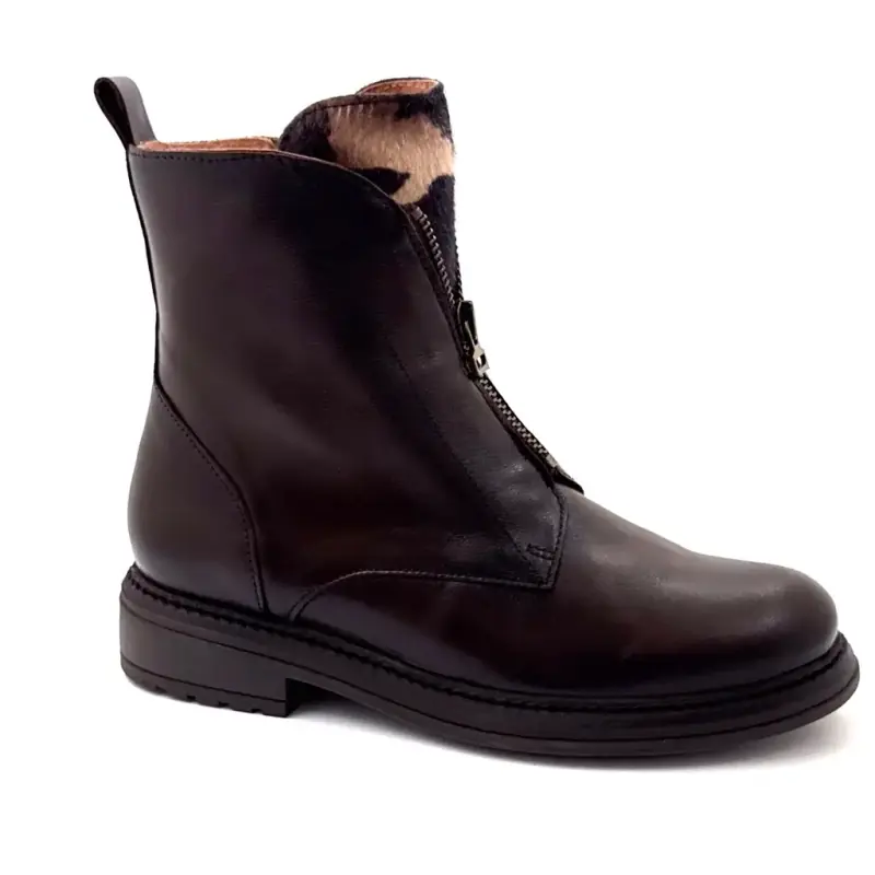 Bottines Ivoire Cv6405 Cuir Marron Poulain - %shop-name%