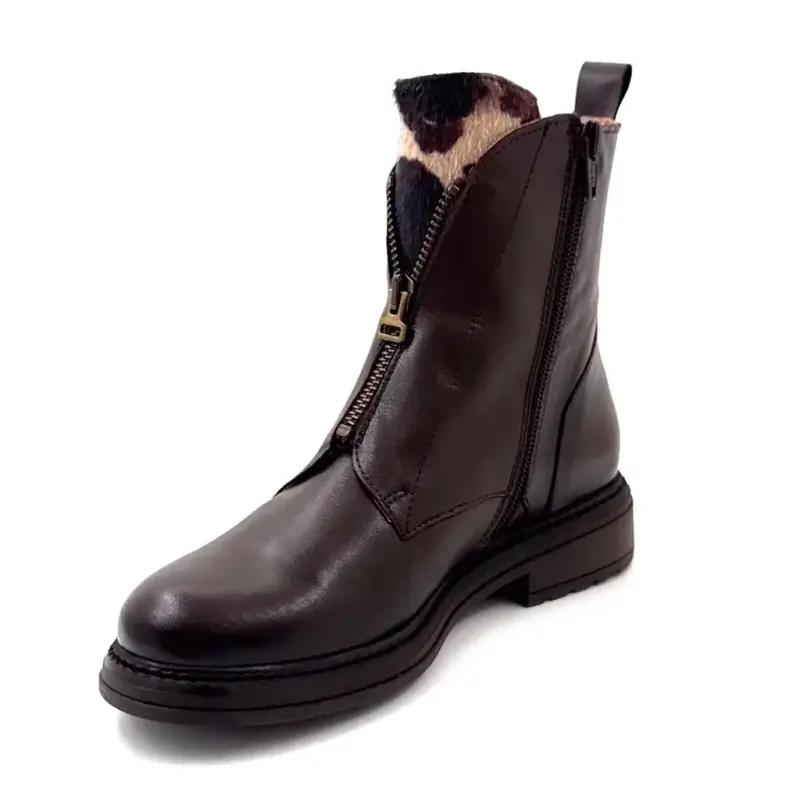 Bottines Ivoire Cv6405 Cuir Marron Poulain - %shop-name%