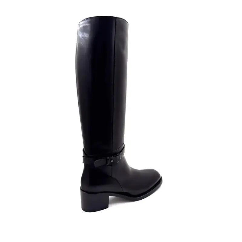 Maretto 2703 Reitstiefel F.55 Schwarzes Leder - %shop-name% - %price%