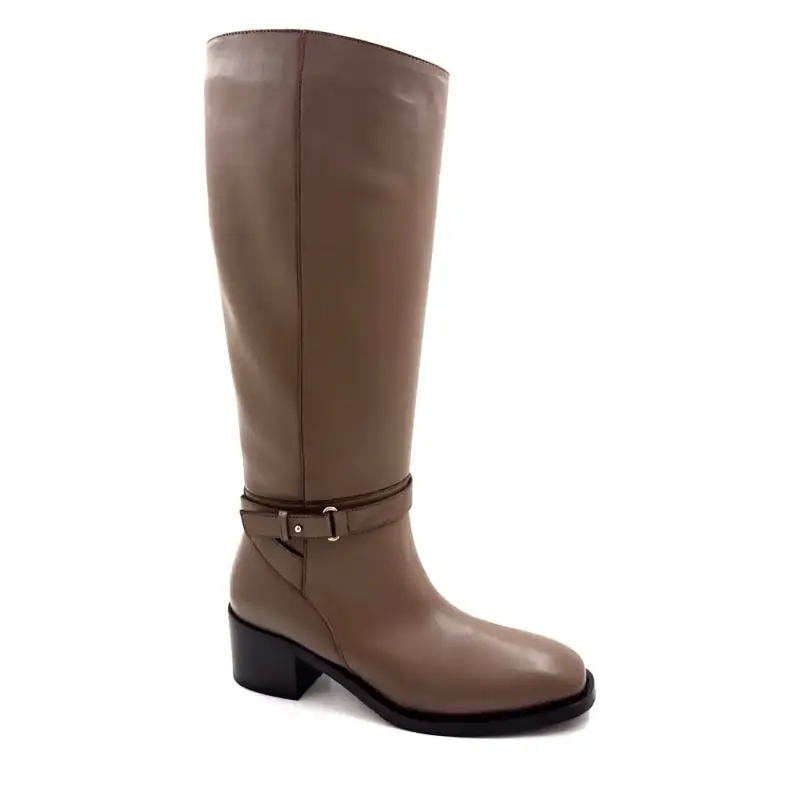 Maretto 2703 Reitstiefel F.55 Taupe Leder - %shop-name% - %price%