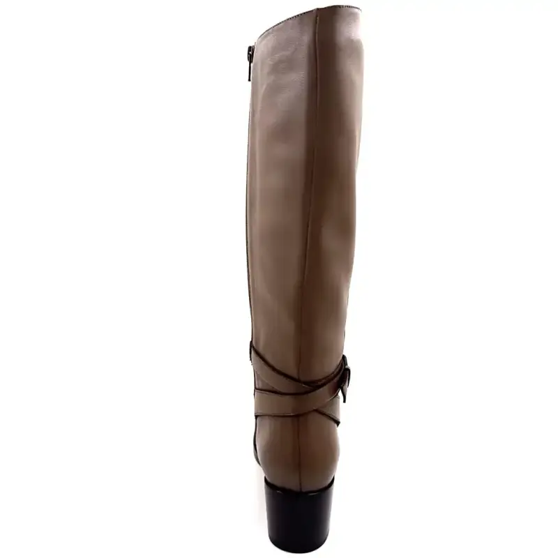 Bottes Cavalières Maretto 2703 F.55 Cuir Taupe - %shop-name% - %price%