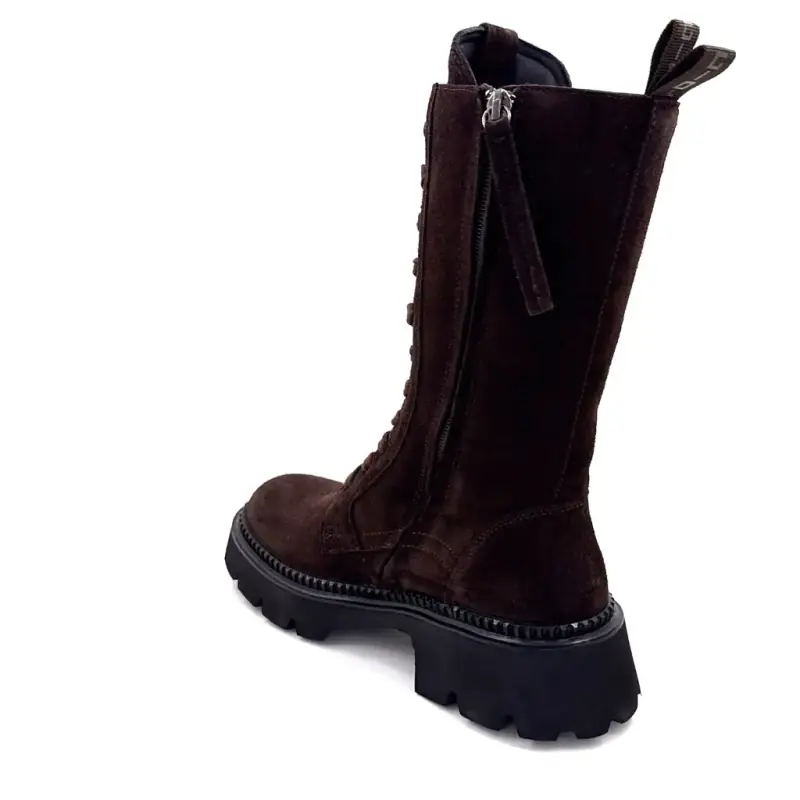 Giove Greta 01 B Καφέ Σουέτ Ranger Μπότες - %shop-name%