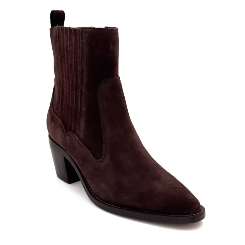 Kowbojki Another Trend 5653 Brązowe zamszowe - %shop-name%