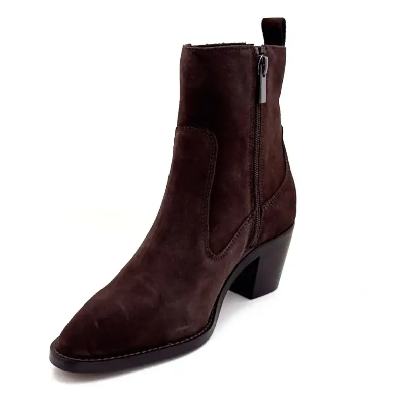 Cowboystövlar Another Trend 5653 Brun Mocka - %shop-name%