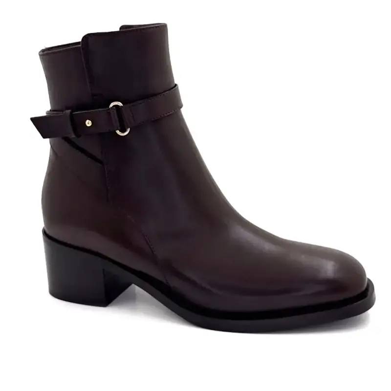 Botines Maretto 2702 f.55 de piel marrón - %shop-name%