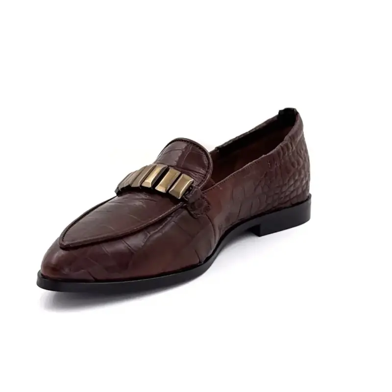 Mocassins Softwaves 9.45.02/001 em couro marrom - %shop-name%