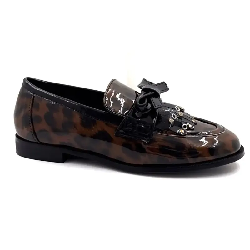 Noa Harmon Phoebee 10427-67 leopárdmintás mokaszinok