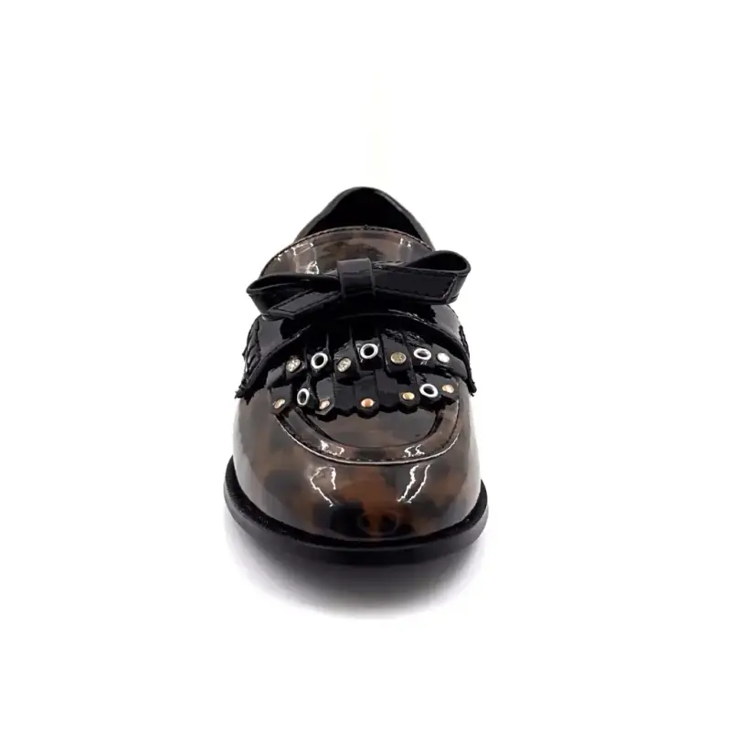 Noa Harmon Phoebee 10427-67 leopardmönstrade loafers