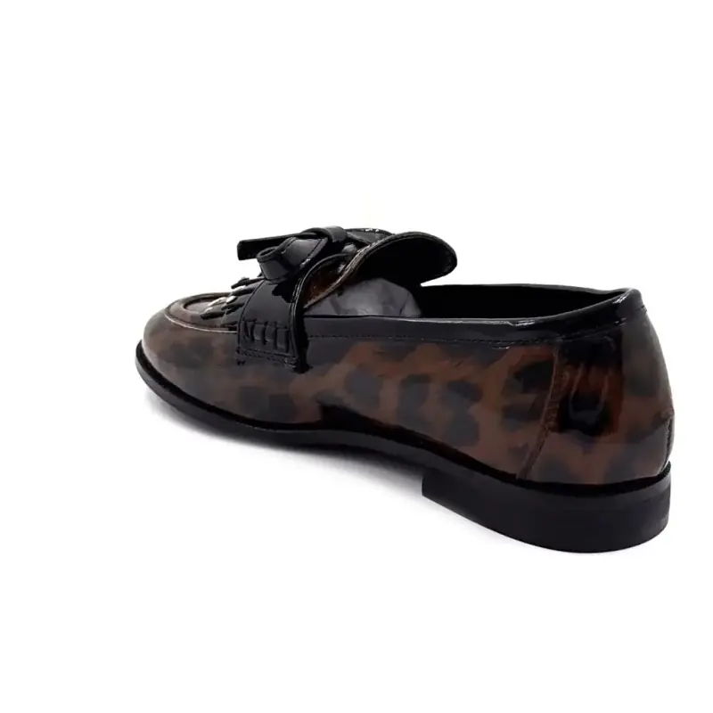 Noa Harmon Phoebee 10427-67 leopárdmintás mokaszinok