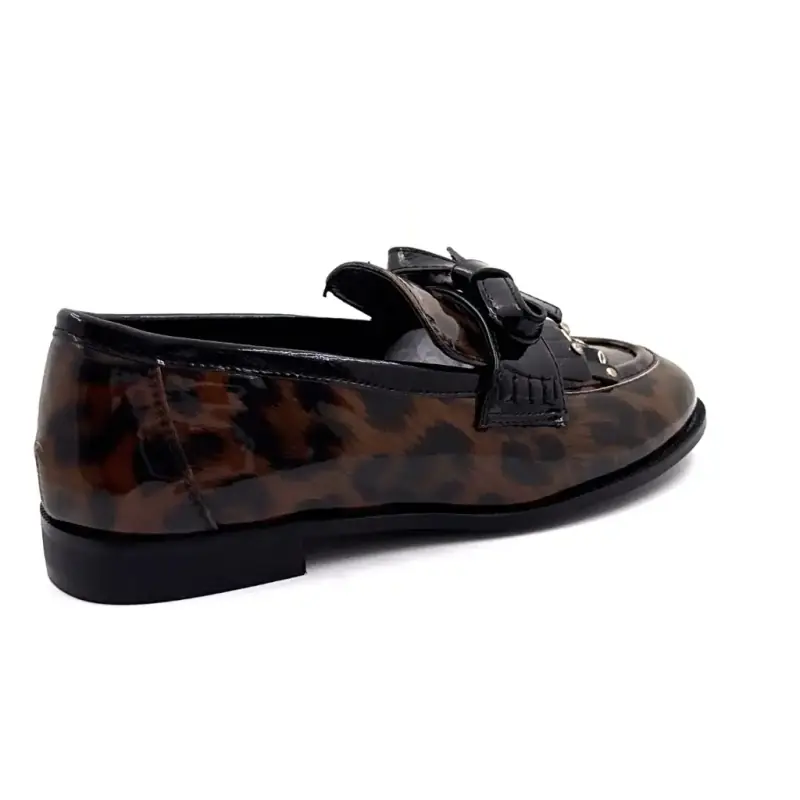 Noa Harmon Phoebee 10427-67 leopard print loafers