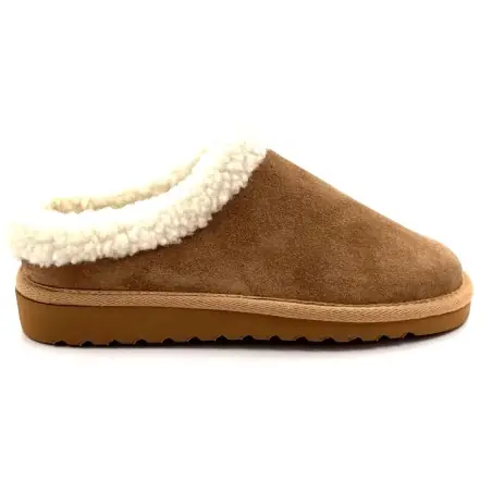Silvania Beige mocka kvälls- och morgontofflor %price%