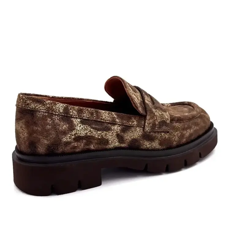 Mocasin Ivoire 314 bis civity Piele Metal Auriu și Maro %price%
