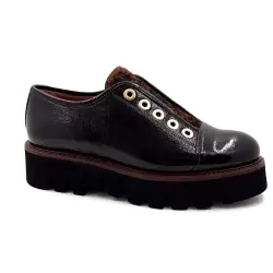 Ivoire Derbyskor 332 Brunt Lackskinn - %shop-name% %price%