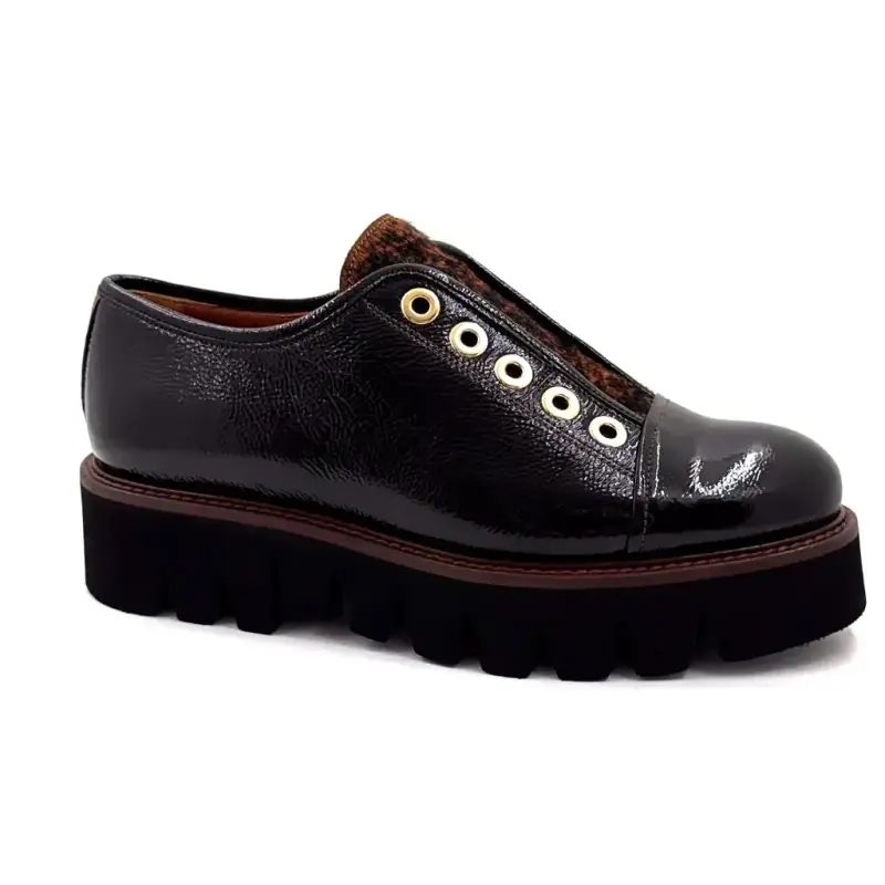 Ivoire Derby cipők 332 Barna lakkbőr - %shop-name% %price%