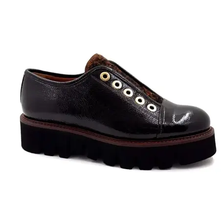 Pantofi Derby Ivoire 332 Piele lăcuită maro - %shop-name% %price%