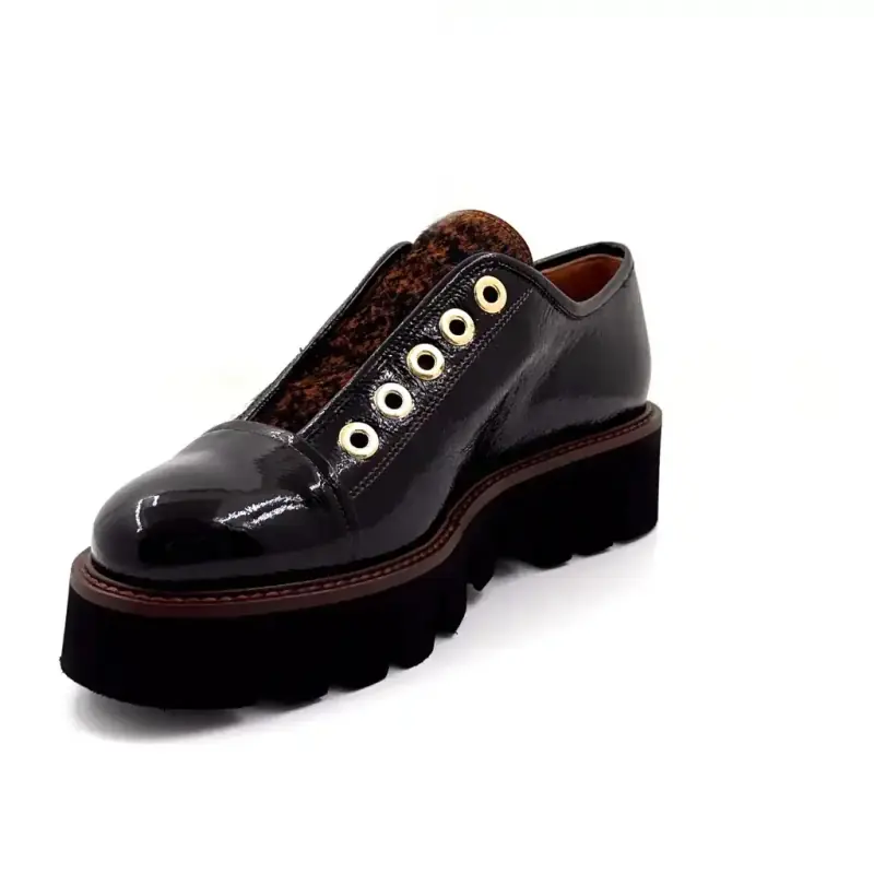 Zapatos Derby Ivoire 332, charol marrón - %shop-name% %price%