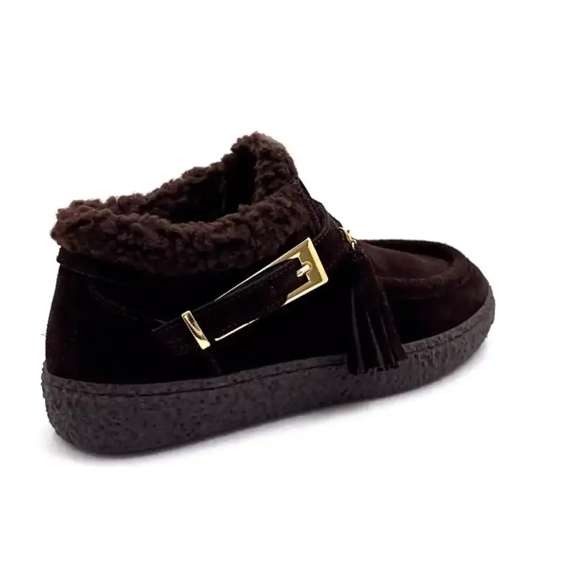 Μποτάκι Ivoire 0848-19.2 Καφέ σουέτ - %shop-name% %price%