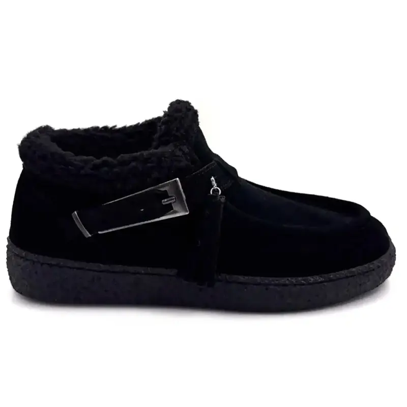 Ivoire ankelstövlar 0848-19.2 Svart mocka %price%