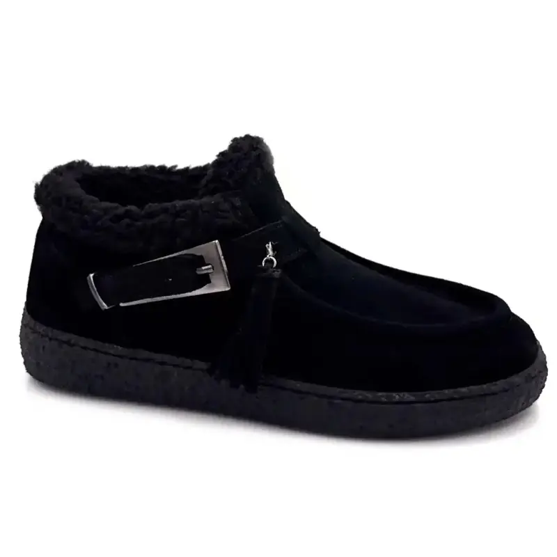 Μποτάκια Ivoire 0848-19.2 Μαύρο σουέτ - %shop-name% %price%