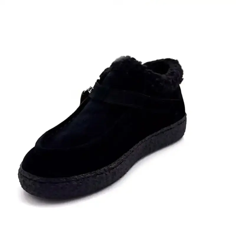 Botas de Ivoire 0848-19.2 em camurça preta - %shop-name% %price%