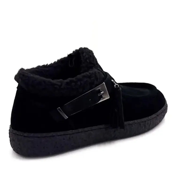 Ivoire ankelstøvler 0848-19.2 Sort ruskind - %shop-name% %price%